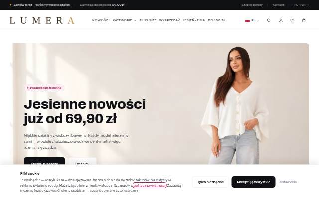 Startseite von LUMERA