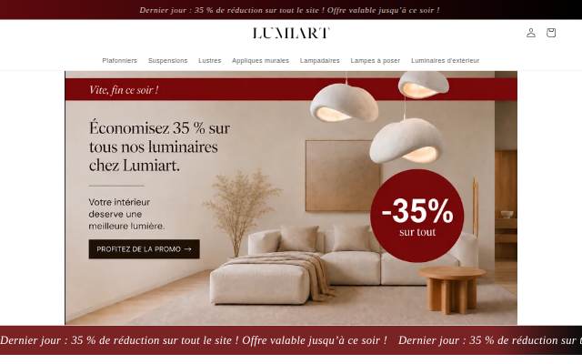 LumiArt storefront