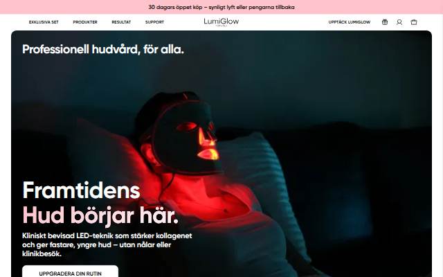 LumiGlow storefront