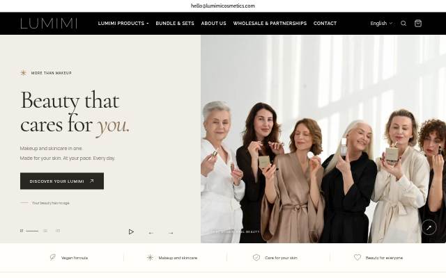 Lumimi Cosmetics storefront