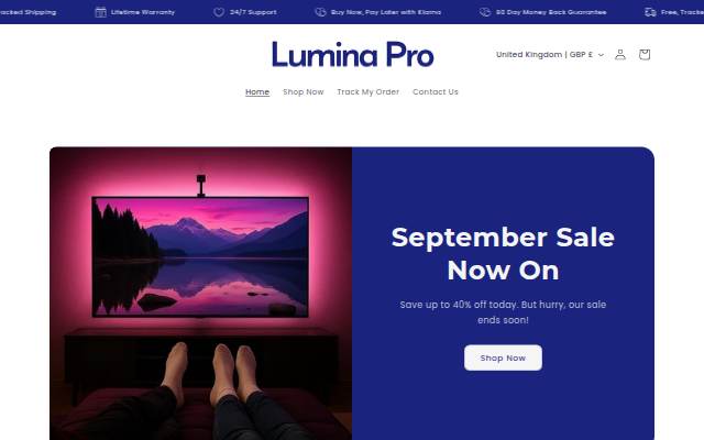 Montra da Lumina Pro