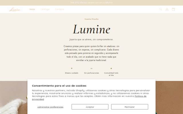 Lumine storefront