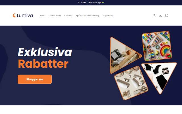 Lumiva Sweden storefront
