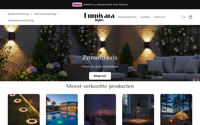 Startseite von Lumivaralights.com