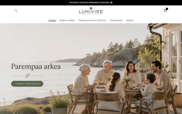 Lumivire storefront
