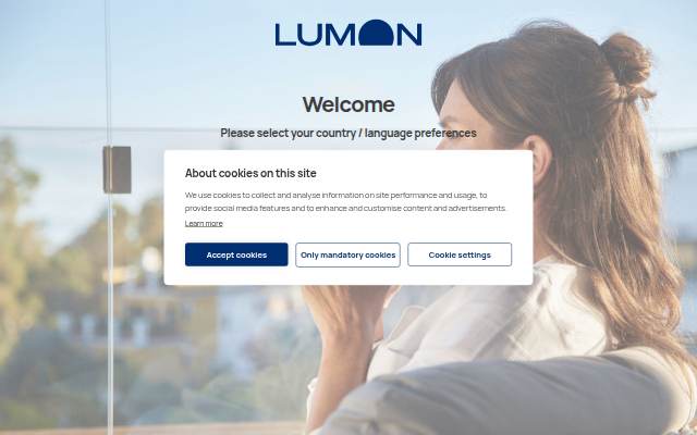 Startseite von Lumon