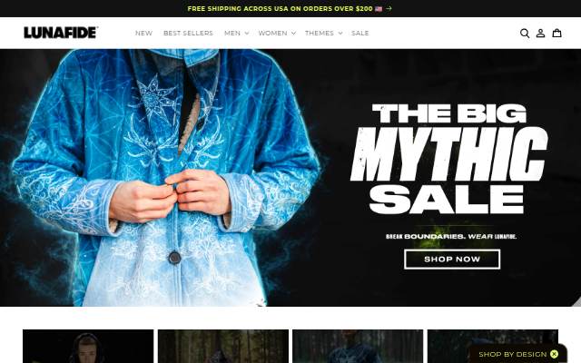 Lunafide storefront