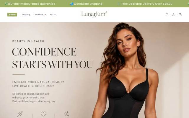 Lunarlumi storefront