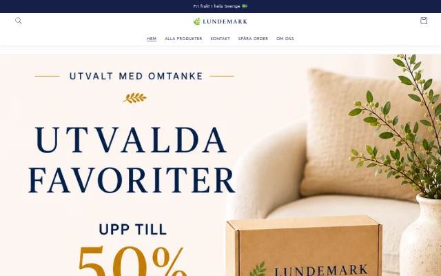 LundeMark SE storefront