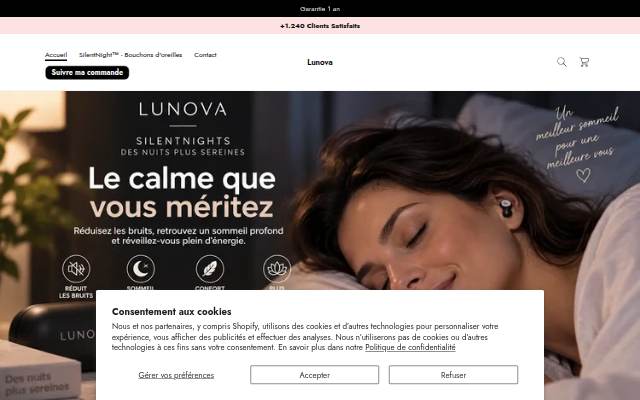 Lunova storefront