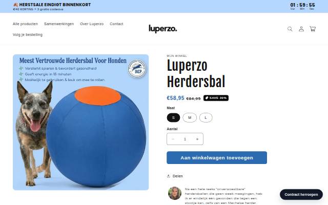 Startseite von Luperzo