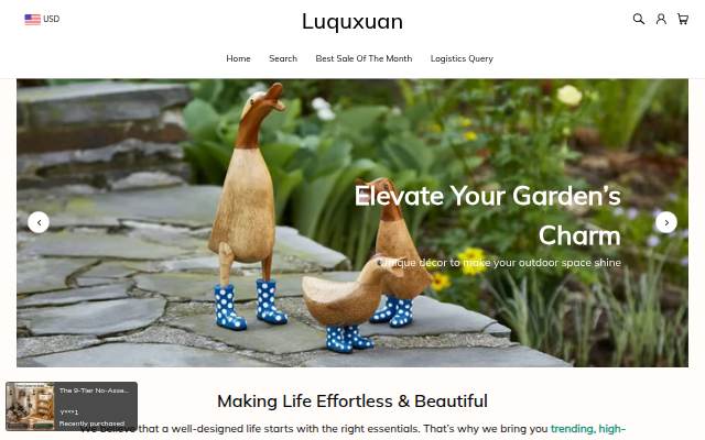Vitrine de Luquxuan