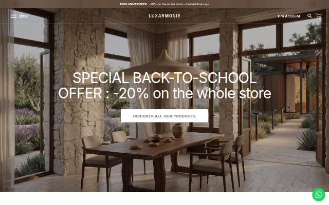 LUXARMONIE storefront
