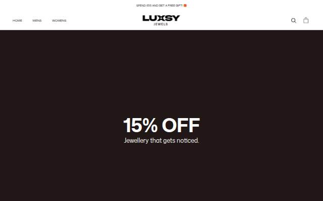 Luxsy Jewels storefront