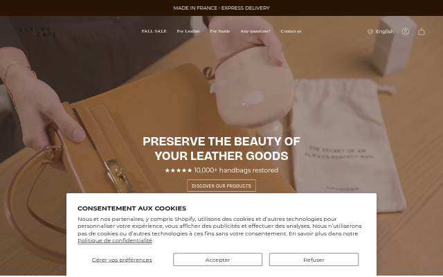 Startseite von Luxury Care