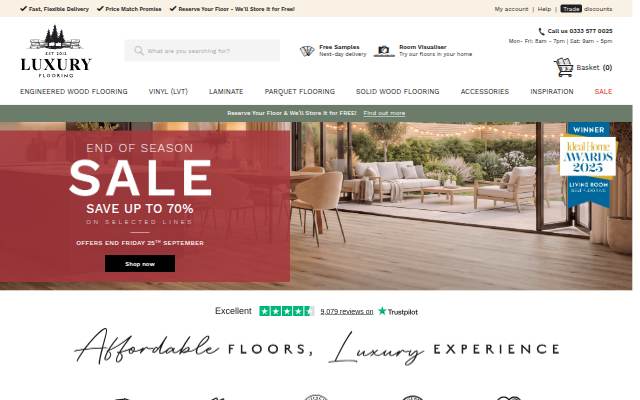 Luxury Flooring storefront