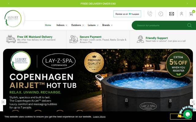 Luxury Garden Party storefront