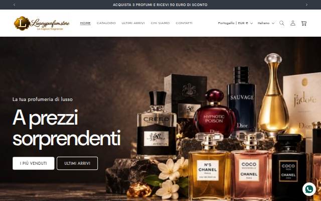 Startseite von luxuryparfume.store