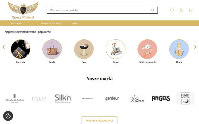 Luksusowe produkty ekskluzywnych marek storefront