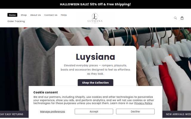 Luysiana storefront
