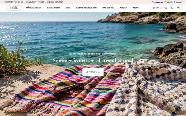 lykia.dk storefront