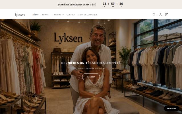 Lyksen storefront