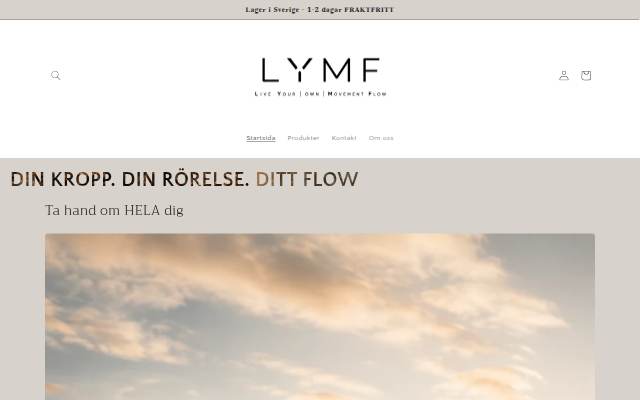 Lymf.se storefront