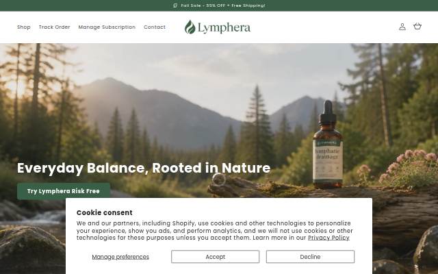 Lymphera storefront