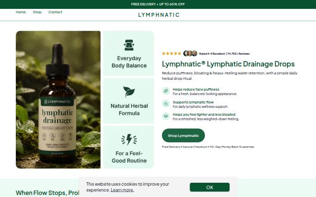 Lymphnatic storefront