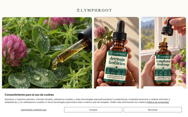 LymphRoot storefront