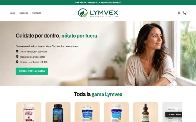 LYMVEX storefront