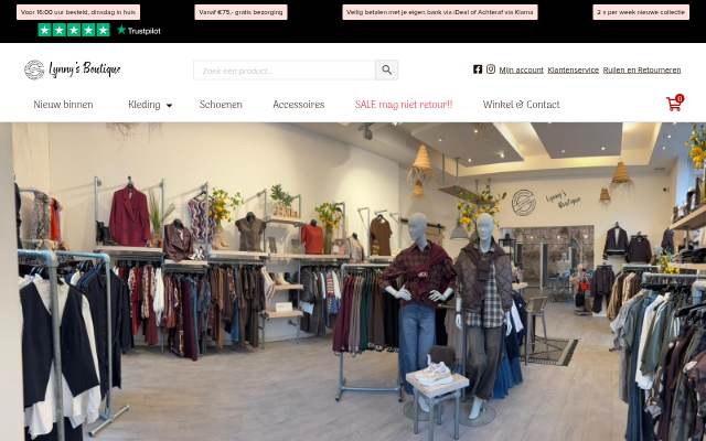Lynny's Boutique storefront