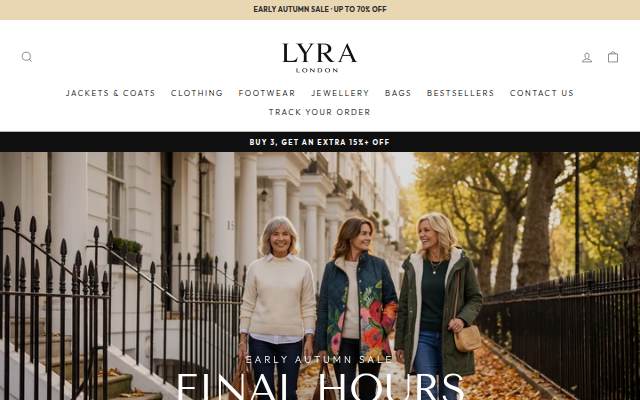 Lyra London storefront