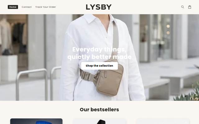 Lysby storefront