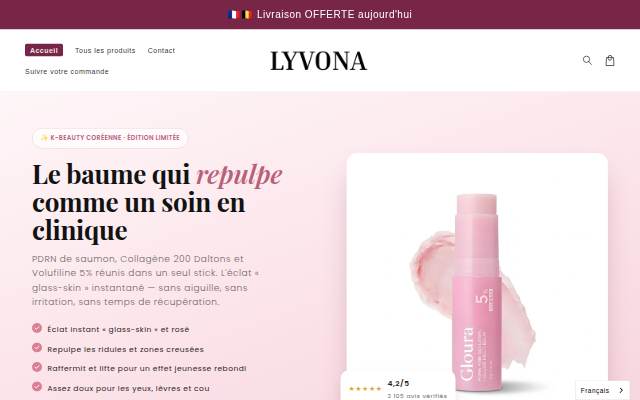 Lyvona storefront