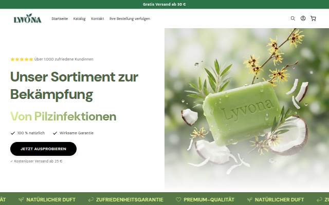 Lyvona storefront