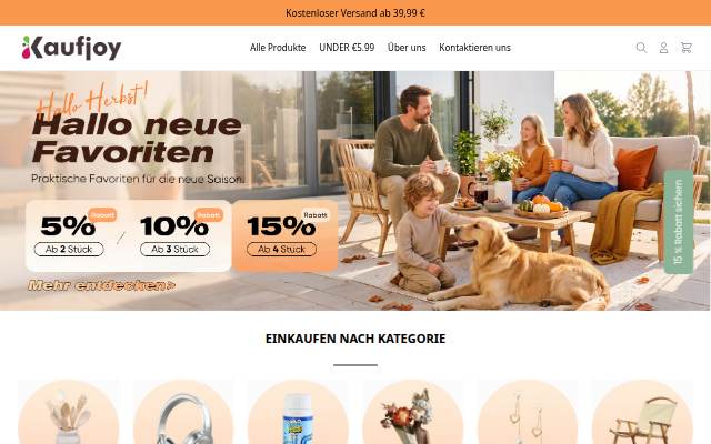 kaufjoy storefront
