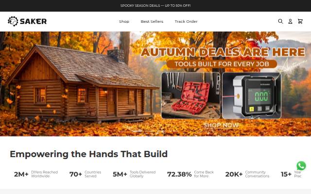 Sakertool storefront