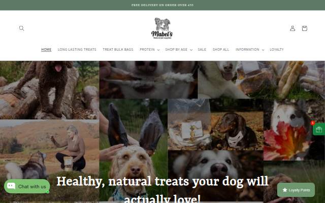 Mabel's Natural Pet Supplies™ storefront