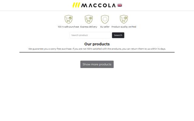 Maccola storefront