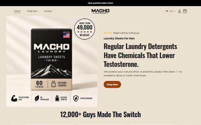Macho Mode storefront