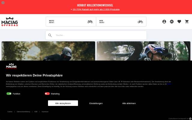 Montra da Motocross & MTB Shop