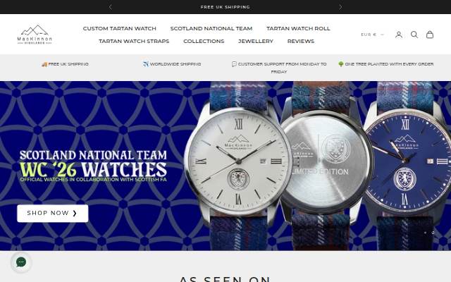 MacKinnon Watches storefront