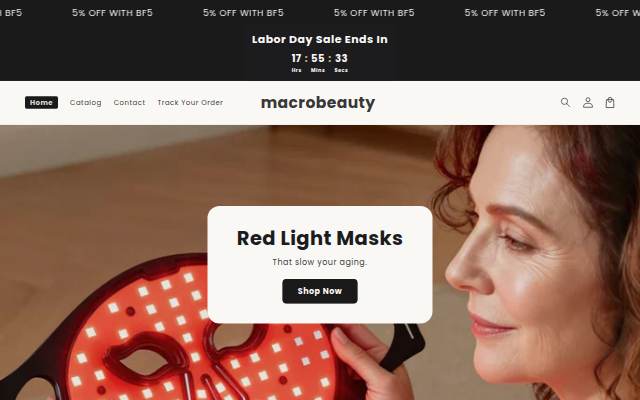 Vitrine de macrobeauty