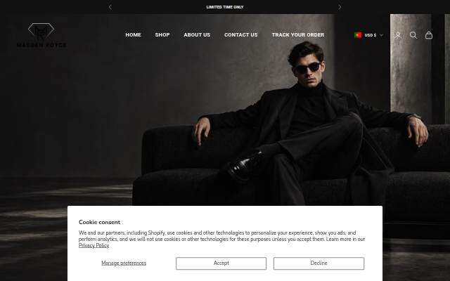 Madden Royce storefront