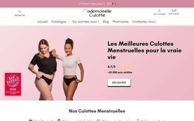 Mademoiselle Culotte storefront