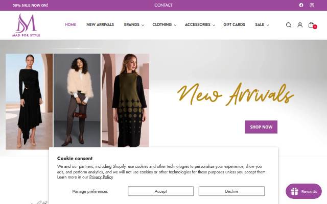 madforstyle storefront