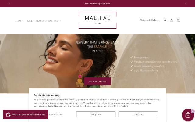MAE.FAE The Label storefront