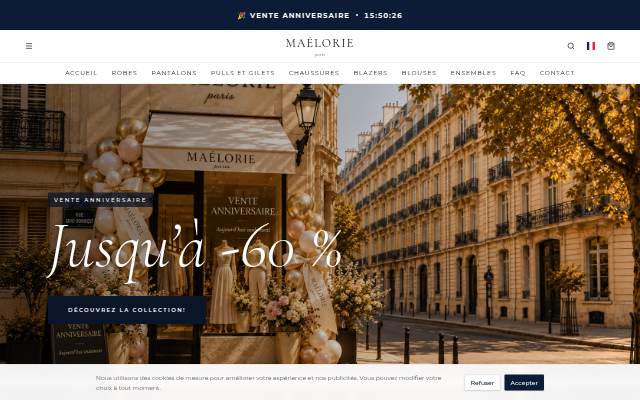 Maélorie Paris storefront