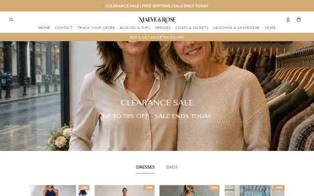 MAEVE &amp; ROSE storefront